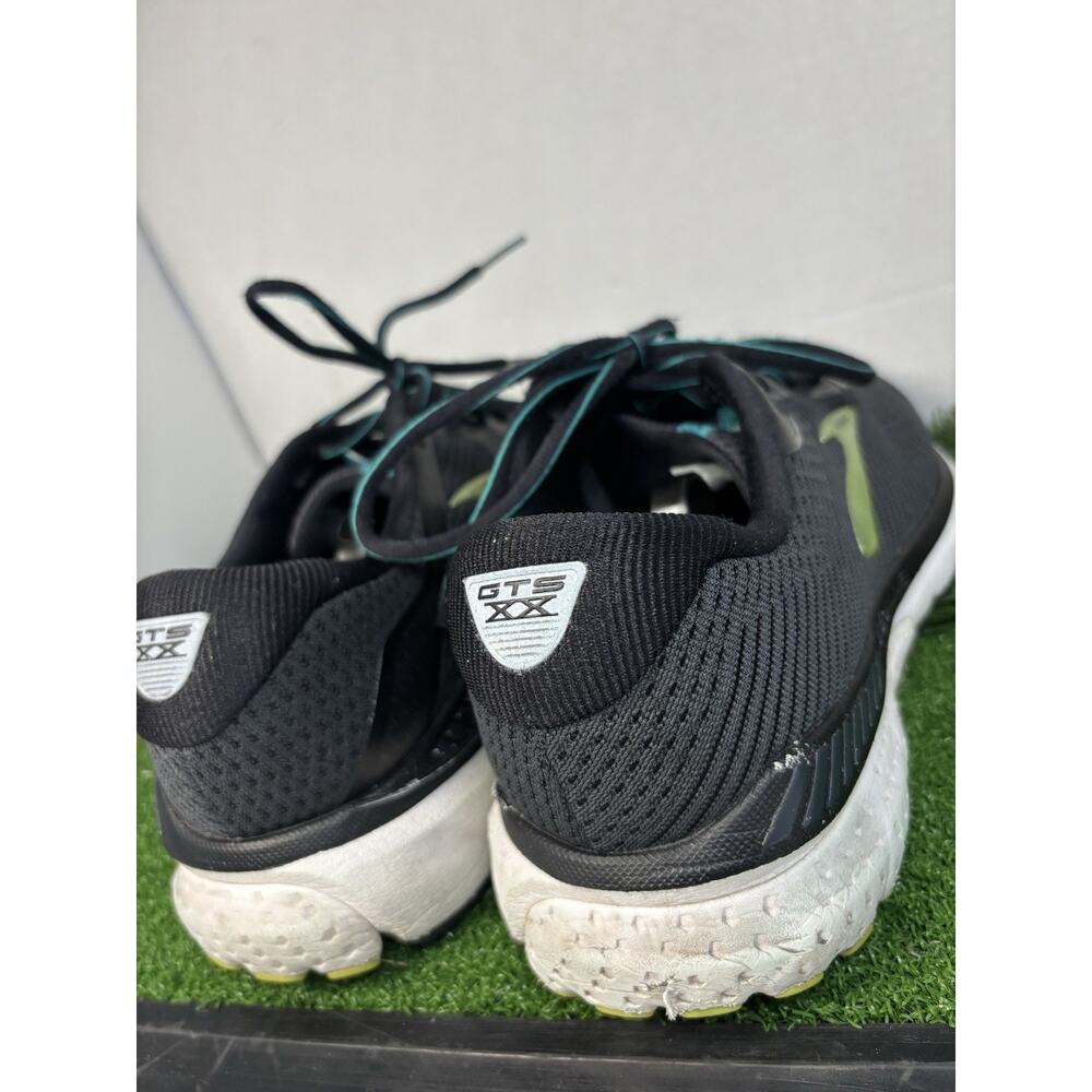 Brooks Adrenaline GTS 20 Mens Size 10.5 Black Athletic Running Shoes Sneakers - Picture 4 of 8